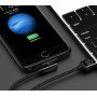 USAMS etui z baterią 3000mAh i ochroną soczewki dla Apple iPhone SE (2020/2022) / 8 / 7 / 6S / 6 - czarne