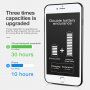 BASEUS etui designowe z baterią 5000mAh dla Apple iPhone 7 Plus - czarne
