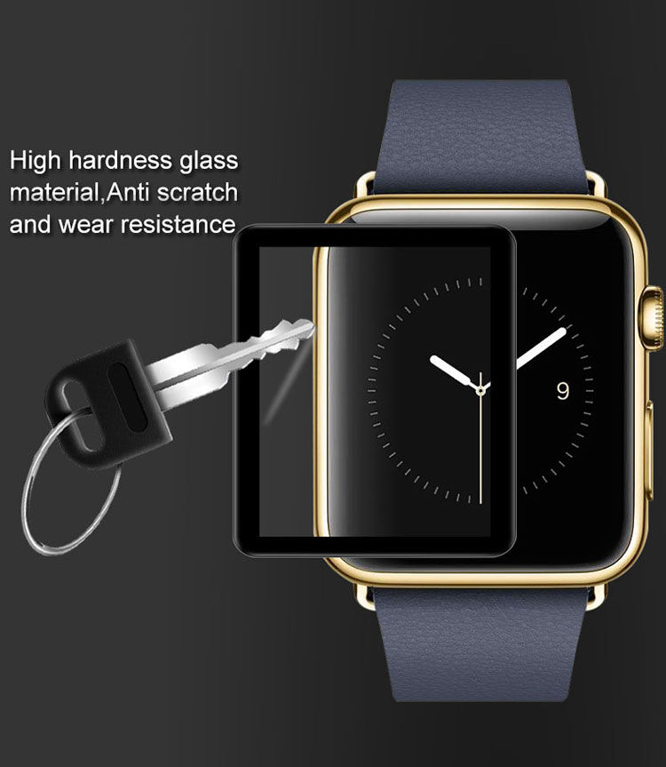 IMAK Pro+ szkło hartowane 2.5D dla Apple Watch - 38mm - czarne