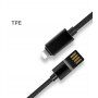 X-LEVEL elegancki USB / lightning kabel dla Apple iPhone / iPad / iPod - 8cm - zielony