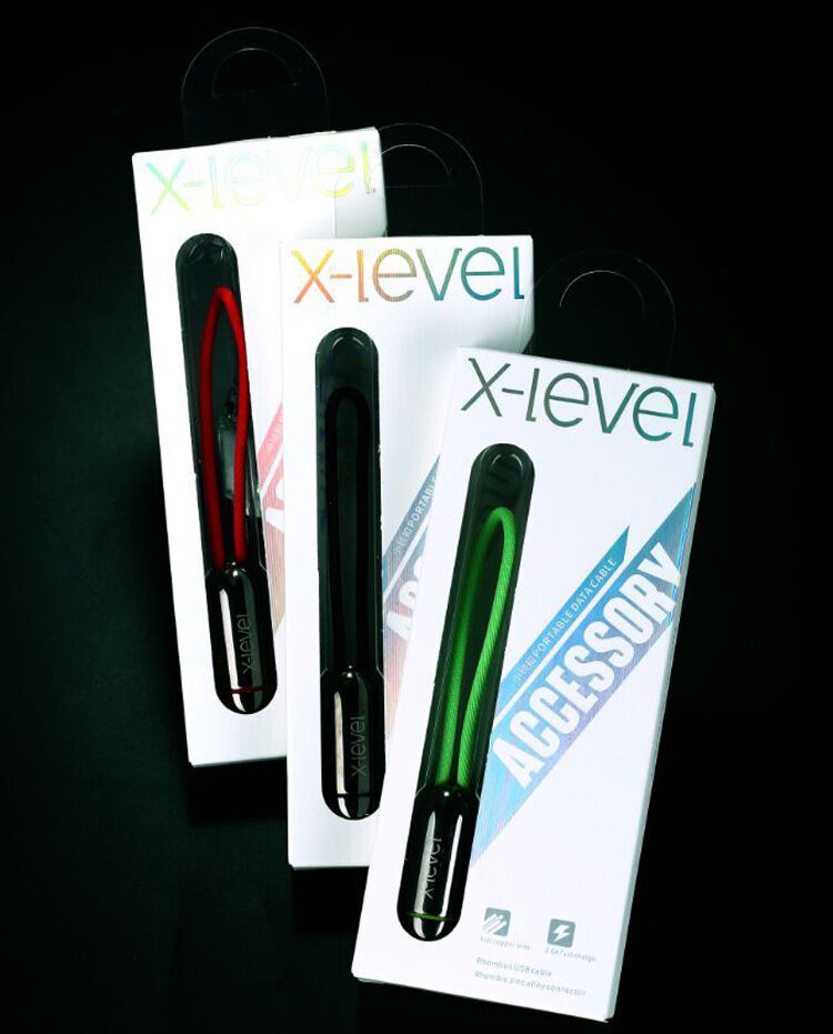 X-LEVEL elegancki USB / lightning kabel dla Apple iPhone / iPad / iPod - 8cm - zielony X-LEVEL elegancki USB / lightning kabel dla Apple iPhone / iPad / iPod - 8cm - zielony