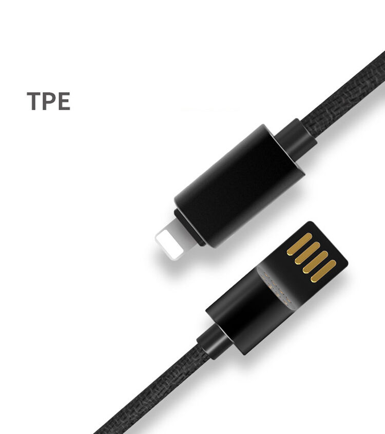 X-LEVEL elegancki USB / lightning kabel dla Apple iPhone / iPad / iPod - 8cm - czerwony