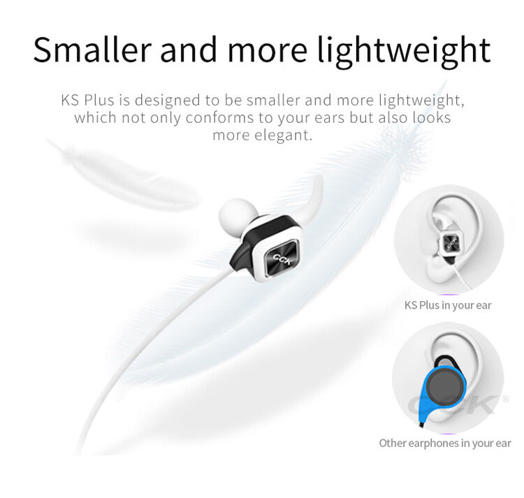 CCK bezprzewodowe słuchawki Bluetooth dla Apple iPhone - białe