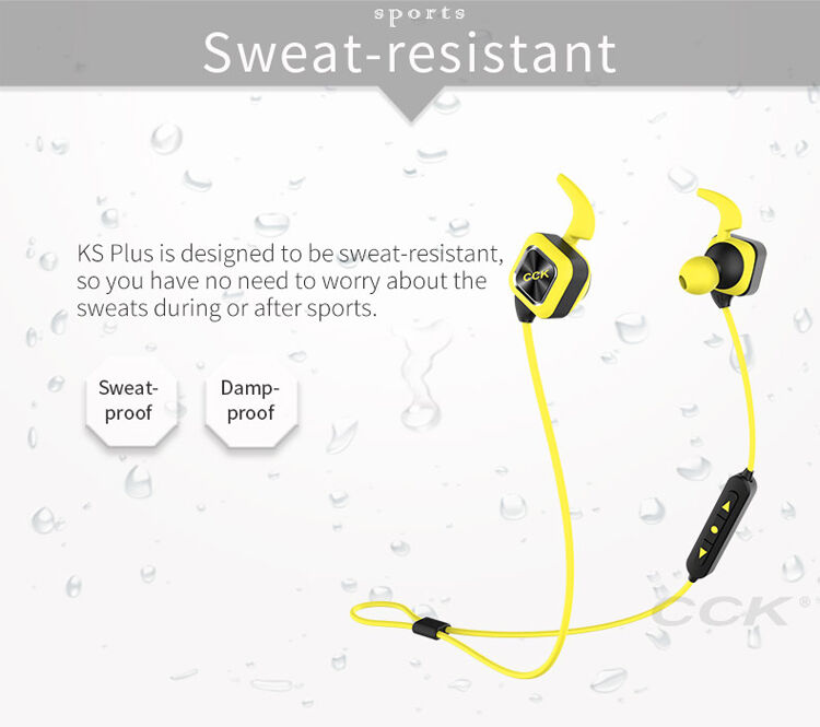 CCK bezprzewodowe słuchawki Bluetooth dla Apple iPhone - białe