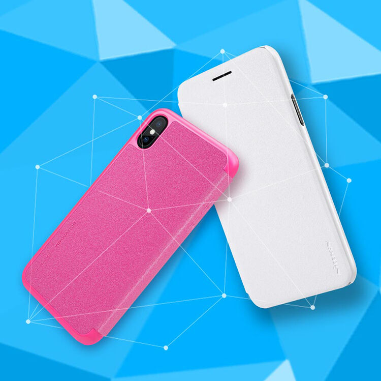 NILLKIN pokrowiec ochronny flip dla Apple iPhone XS / iPhone X - czarny