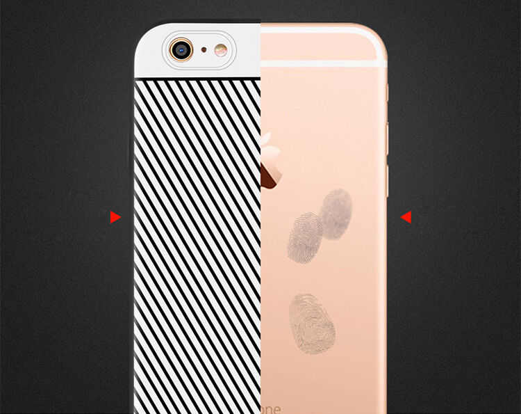 WAKING DRAGON eleganckie etui z miękkiego plastiku dla Apple iPhone 6 / 6S - czerwone