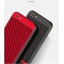 WAKING DRAGON eleganckie etui z miękkiego plastiku dla Apple iPhone 6 / 6S - czerwone