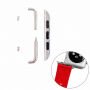 Zapasowa metalowa klamra do paska dla Apple Watch 42mm / 41mm / 40mm / 38mm - 2 sztuki - srebrna