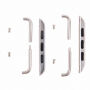 Zapasowa metalowa klamra do paska dla Apple Watch 42mm / 41mm / 40mm / 38mm - 2 sztuki - srebrna