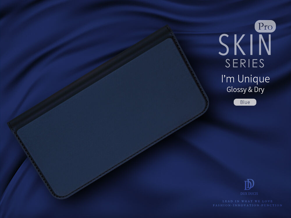 DUX DUCIS Futerał ze stojakiem i przegrodami na dokumenty dla Apple iPhone XS / iPhone X – różowo-złoty