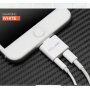 OCUBE 2w1 redukcja Lightning do 3,5 mm portu i Lightning dla Apple iPhone - czarna