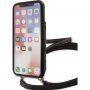 GuessG pokrowiec z paskiem na ramię do iPhone X / XS - brązowy
