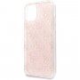 Guess 4G Glitter etui błyszczące iPhone 11 Pro Max - jasnoróżowe
