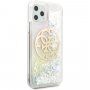Guess Glitter Circle etui błyszczące do iPhone 11 Pro Max - przezroczyste