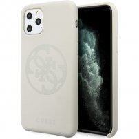 Guess 4G Tone on Tone etui silikonowe do iPhone 11 Pro Max - biały
