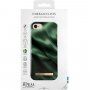 iDeal of Sweden etui z satynowym wzorem do iPhone SE (2020/2022) / 8 / 7 / 6S - szmaragdowo-zielone