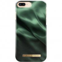 iDeal of Sweden etui z satynowym wzorem do iPhone 6S Plus / 7 Plus / 8 Plus - szmaragdowo-zielone
