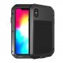 Love Mei pokrowiec super odporny na wstrząsy / wodę / kurz do iPhone XS Max - czarne