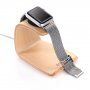 SAMDI drewniana stacja dokująca do Apple Watch / iPhone - jasne drewno