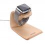 SAMDI drewniana stacja dokująca do Apple Watch / iPhone - jasne drewno