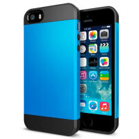 Trwałe opakowanie do iPhone 5 / 5S / SE (2016) - niebieskie