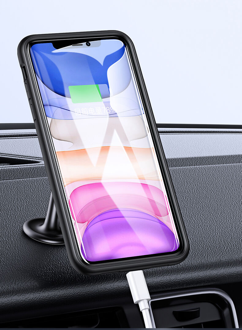Usams etui z baterią 4500mAh do iPhone 11 - czarny