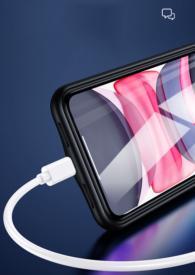 Usams etui z baterią 4500mAh do iPhone 11 - czarny