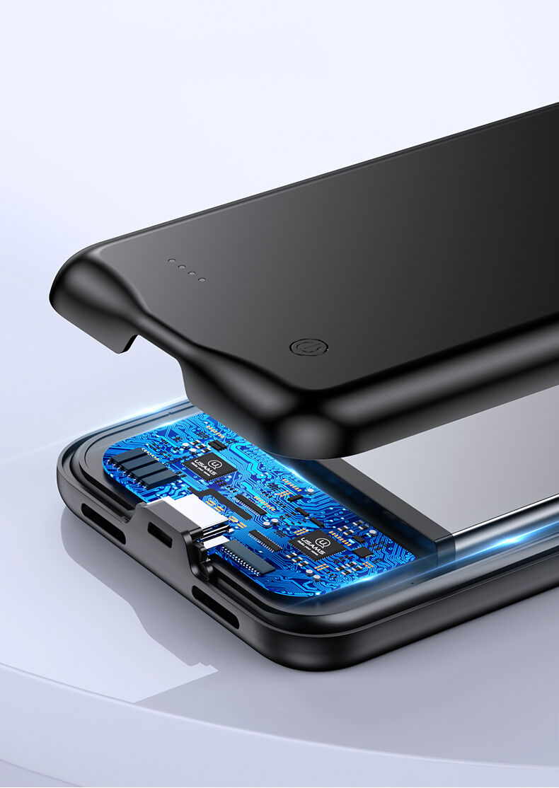 Usams etui z baterią 4500mAh do iPhone 11 - czarny