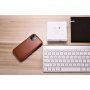 Icarer skórzany pokrowiec flip do iPhone 11 - kakaowo-brązowy