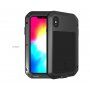 Love Mei pokrowiec super odporny na wstrząsy / wodę / kurz do iPhone XS Max - czarne