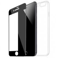 HOCO Light etui i szkło dla iPhone 6 Plus / 6S Plus - czarne