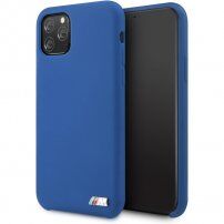 BMW etui silikonowe do iPhone 11 Pro Max - ciemnoniebieskie