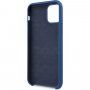 BMW etui silikonowe do iPhone 11 Pro Max - ciemnoniebieskie