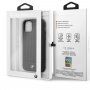 BMW etui z prawdziwej skóry do iPhone 11 Pro Max - czarny
