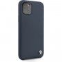 BMW Signature etui silikonowe do iPhone 11 Pro Max - ciemnoniebieskie