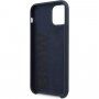 BMW Signature etui silikonowe do iPhone 11 Pro Max - ciemnoniebieskie