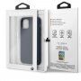 BMW Signature etui silikonowe do iPhone 11 Pro Max - ciemnoniebieskie