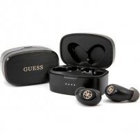 Guess Wireless Stereo słuchawki bezprzewodowe z etui ładującym dla urządzeń Apple - czarna