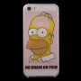 Etui przezroczyste do iPhone 5 / 5S / SE (2016) - Homer Simpson - No Brain No Pain