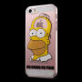 Etui przezroczyste do iPhone 5 / 5S / SE (2016) - Homer Simpson - No Brain No Pain
