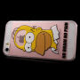 Etui przezroczyste do iPhone 5 / 5S / SE (2016) - Homer Simpson - No Brain No Pain