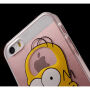 Etui przezroczyste do iPhone 5 / 5S / SE (2016) - Homer Simpson - No Brain No Pain