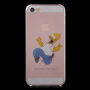 Etui przezroczyste do iPhone 5 / 5S / SE (2016) - szalony Homer Simpson