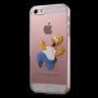 Etui przezroczyste do iPhone 5 / 5S / SE (2016) - szalony Homer Simpson