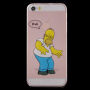 Etui przezroczyste do iPhone 5 / 5S / SE (2016) - wkurzony Homer Simpson