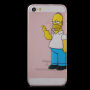 Etui przezroczyste do iPhone 5 / 5S / SE (2016) - poważny Homer Simpson