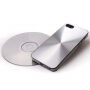 Etui plastikowe z powierzchnią CD dla iPhone 5 / 5S / SE (2016) - srebrne