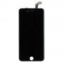 Refurbished Original zapasowy wyświetlacz LCD ze szkłem dotykowym i ramką dla Apple iPhone 6 Plus - czarny