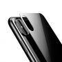 BASEUS 2w1 szkło hartowane na stronę przednią i tylną dla iPhone X / XS – czarne