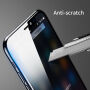 BASEUS 2w1 szkło hartowane na stronę przednią i tylną dla iPhone X / XS – czarne